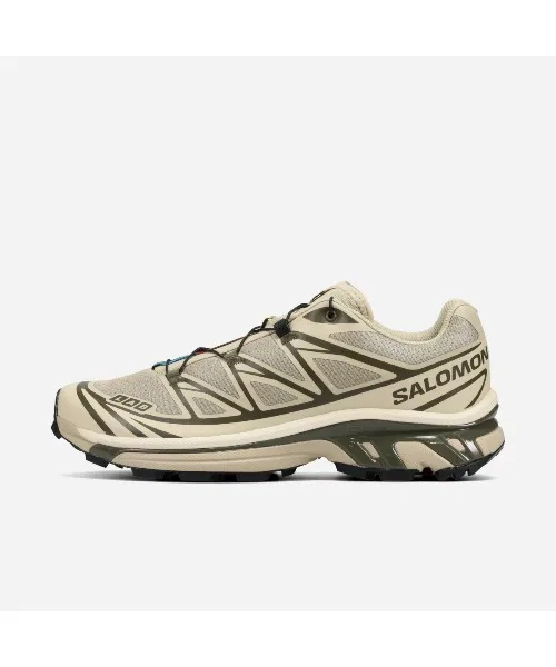 Унисекс кроссовки SALOMON XT-6 бежевые — фото 4