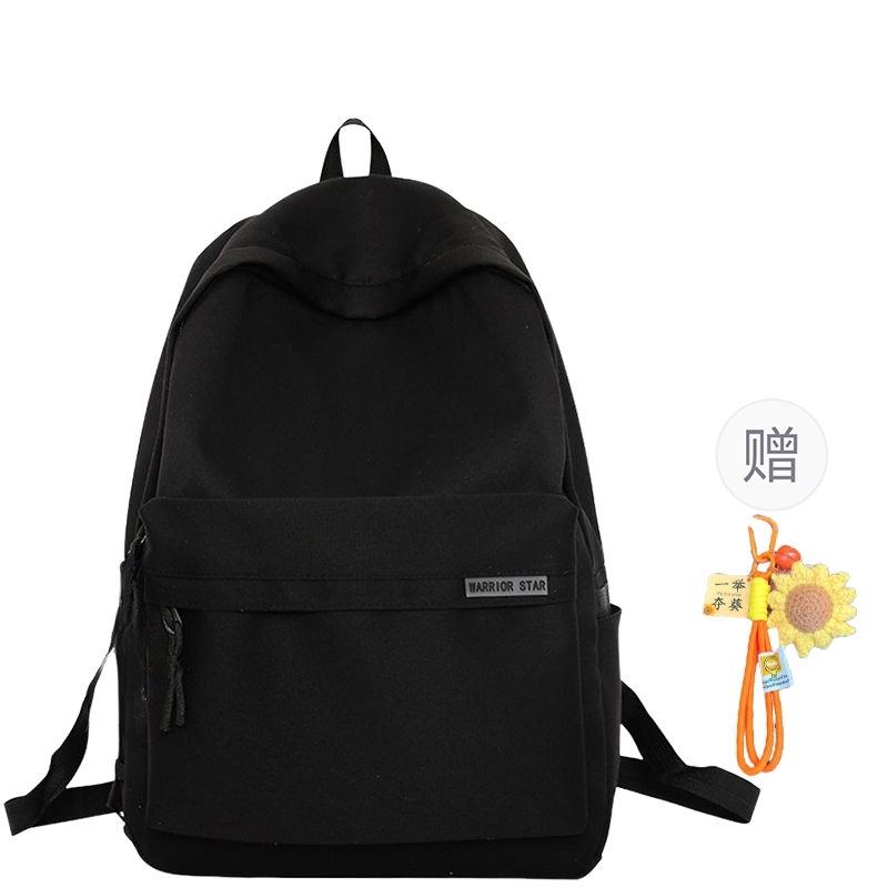 

WARRIOR Нейлоновая сумка женская черно-белая, Black with Cute Pendant