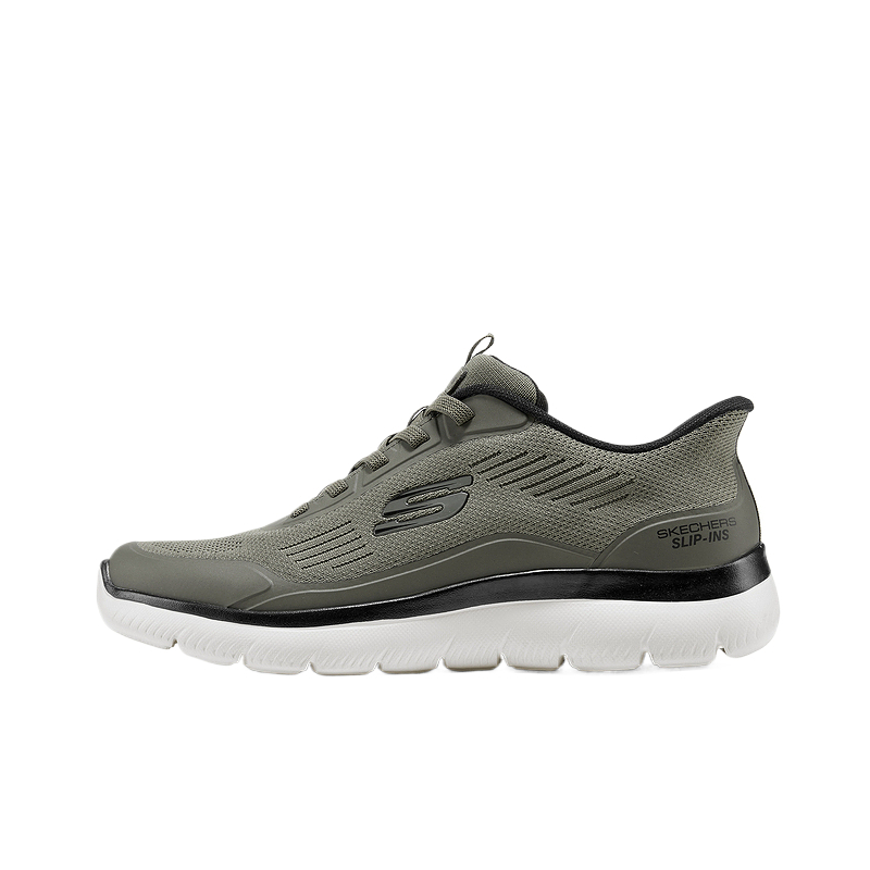 

Skechers СПОРТ МУЖСКИЕ Низкие кроссовки для бега, цвет оливковый