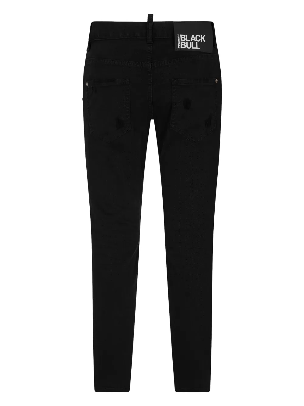 Узкие джинсы Black Bull с эффектом потертости DSQUARED2, черный — фото 2
