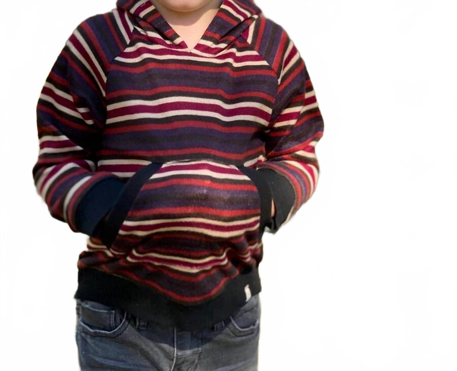 

ME & HENRY Детская толстовка Oakdale с капюшоном, бордовый/темно-синий/черный/белый цвета