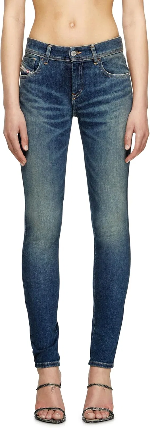 Джинсы скинни Diesel, Medium Blue