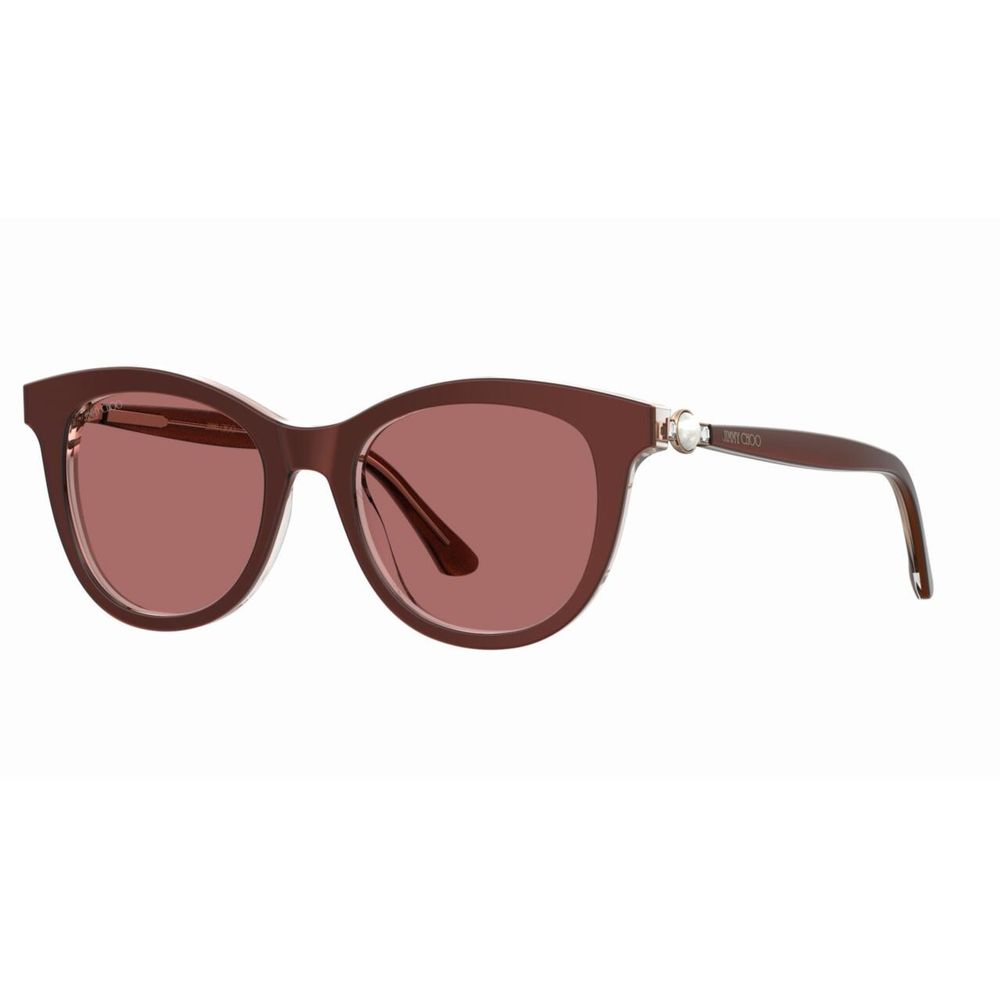 

Солнцезащитные очки из красного ацетата Jimmy Choo Eyewear