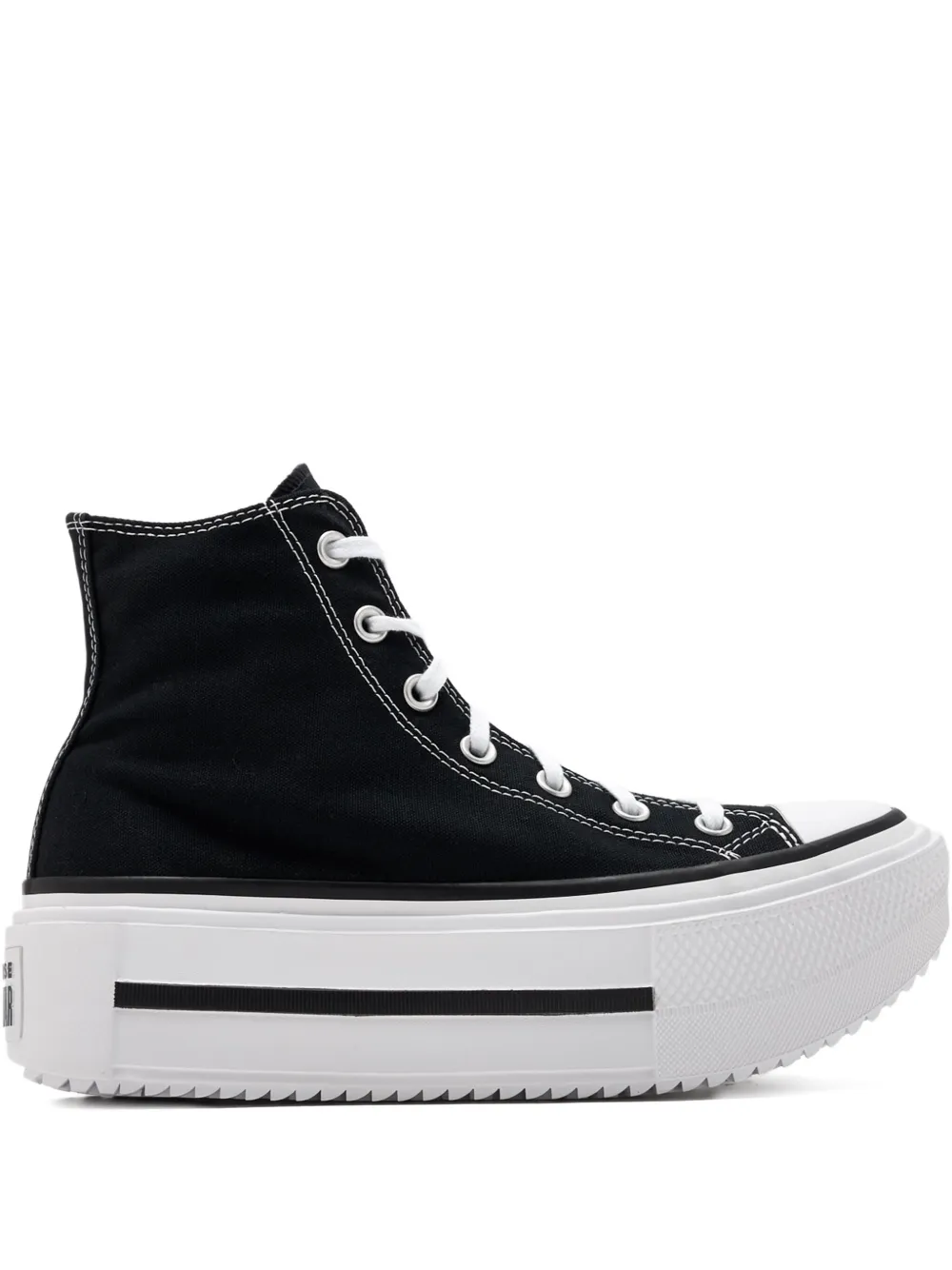 Высокие кеды на платформе Converse, черный