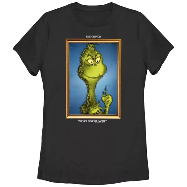 

Футболка с изображением доктора Сьюза для подростков Grinch, черный