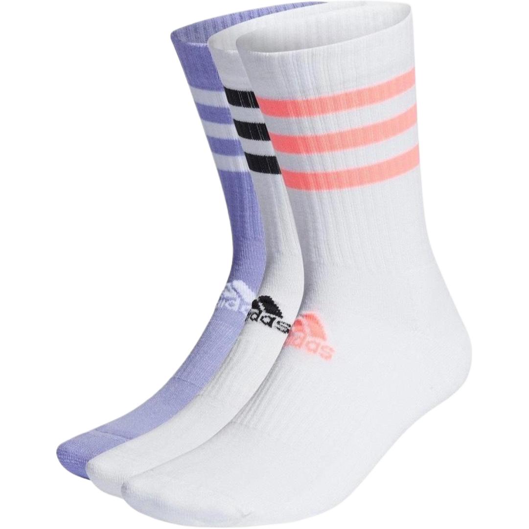

Высокие носки унисекс набор из 3 пар Adidas, 3 Pack (фиолетовый/белый/белый)