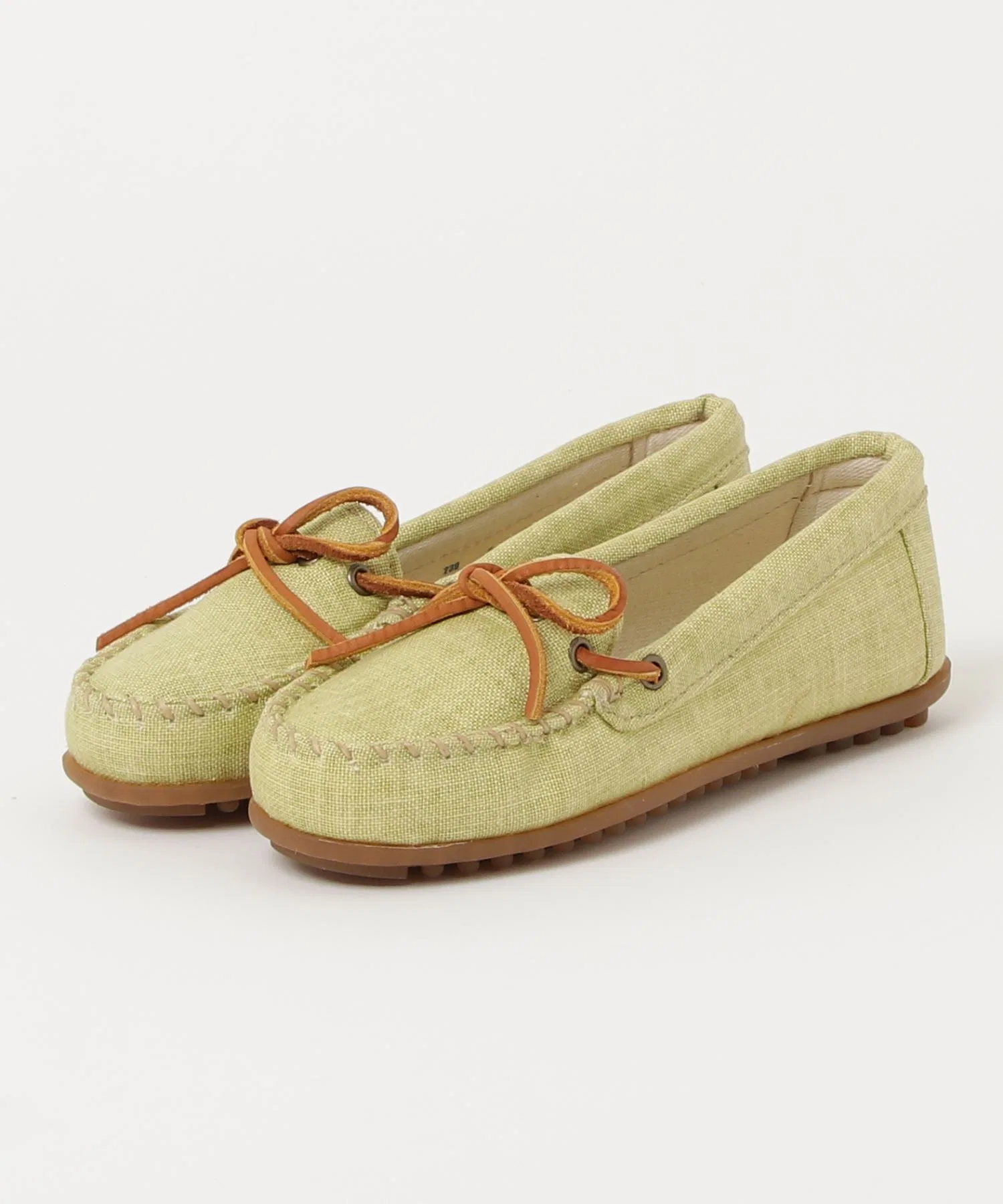 Унисекс мокасины из канваса Minnetonka CANVAS MOC жёлтые