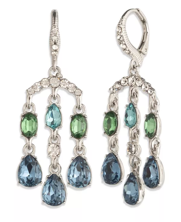 

Серьги-Люстры из стеклянного камня Givenchy, multi