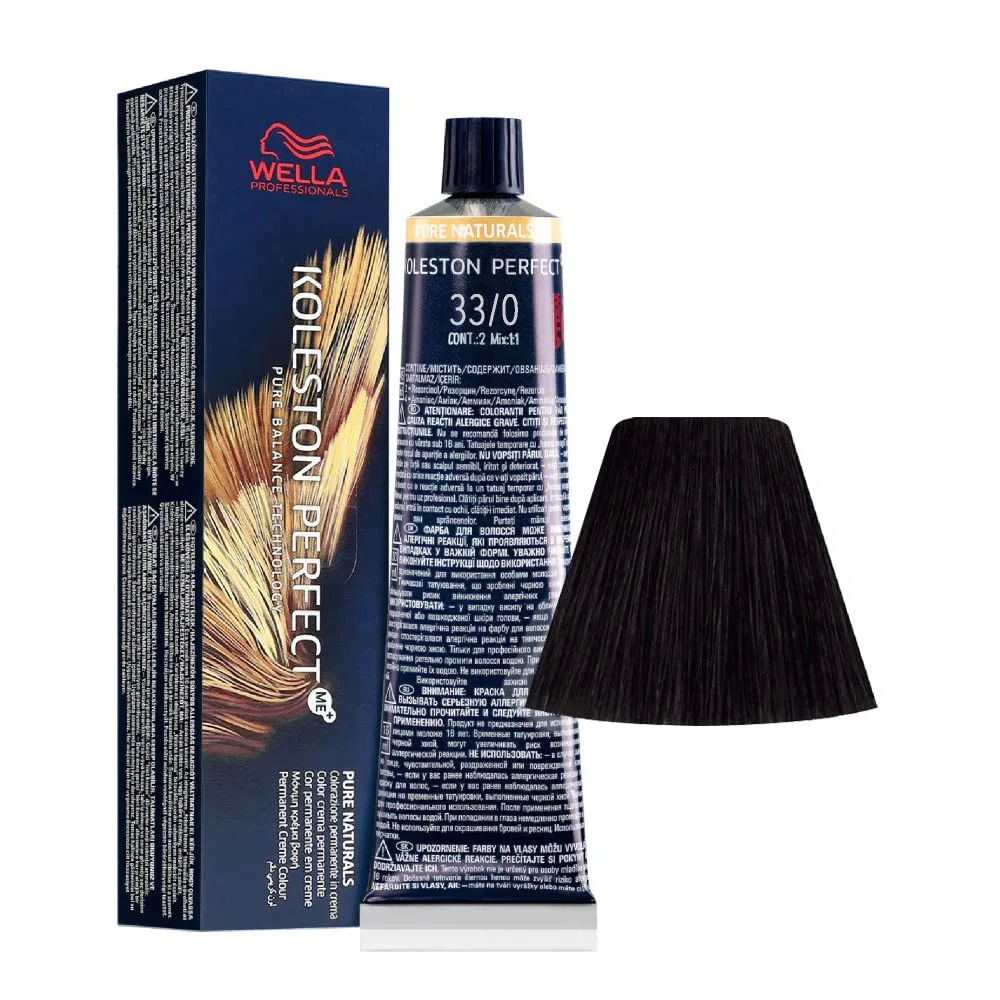Стойкая краска для волос Koleston Pure Naturals Perfect Me от Wella Professional Wella, 33/0
