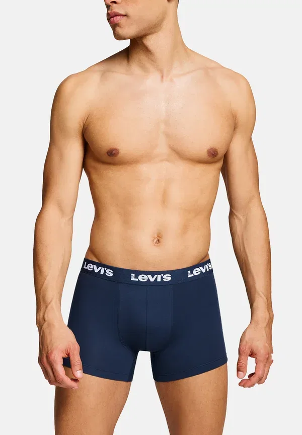 Трусы мужские Levis Repeat Logo Boxer 6 Pack, темно-синий
