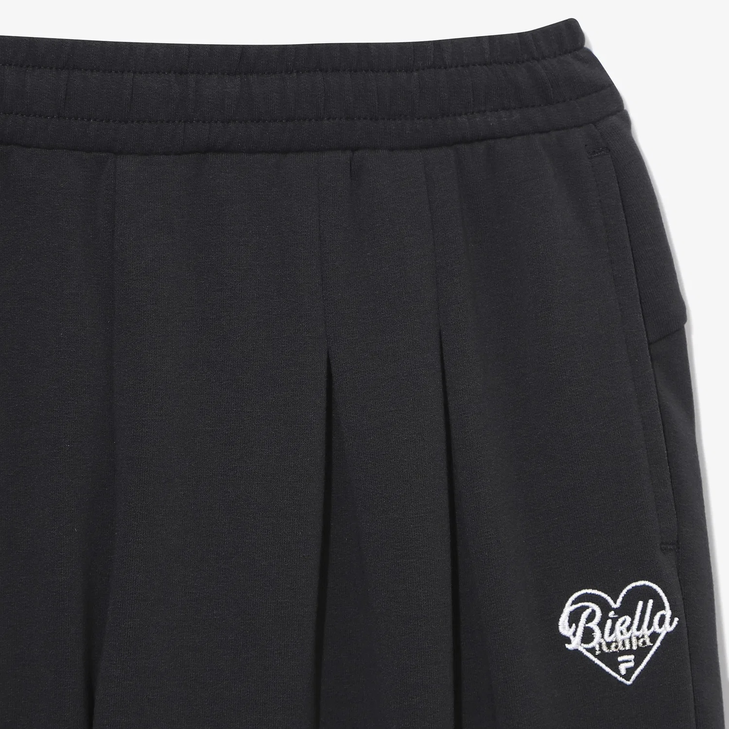 Детские чёрные широкие брюки карго от Fila Kids — фото 4
