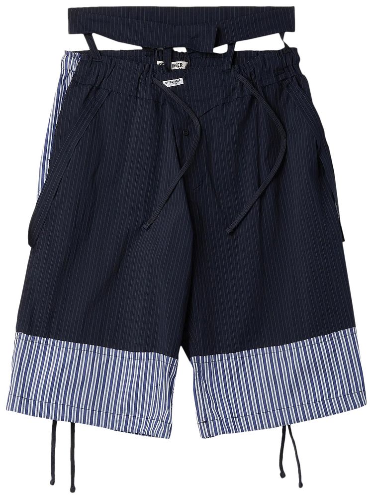 

Шорты Ottolinger Baggy Cargo Shorts 'Striped', черный