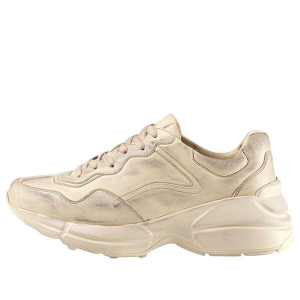 Кроссовки rhyton 'distressed ivory' Gucci, белый