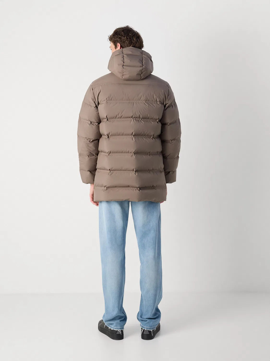 Зимняя куртка Calvin Klein Regular, коричневый — фото 3