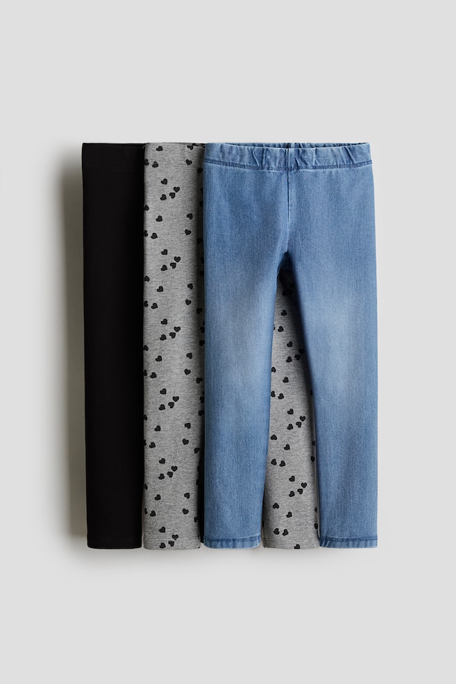 

Упаковка из 3 хлопковых леггинсов H&M, мультиколор