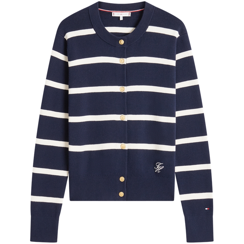 

Трикотаж для женщин Tommy Hilfiger, темно-синий белый stripes pattern 0x1