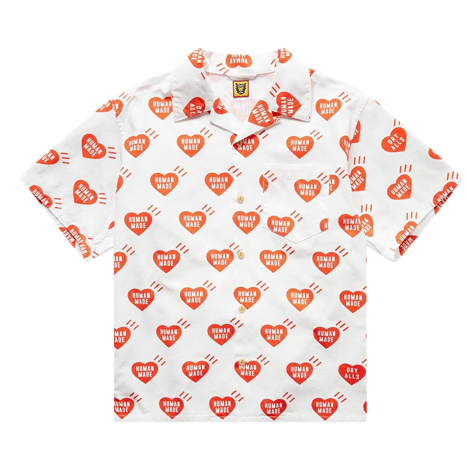 

Рубашка Aloha Human Made Heart, цвет Белый