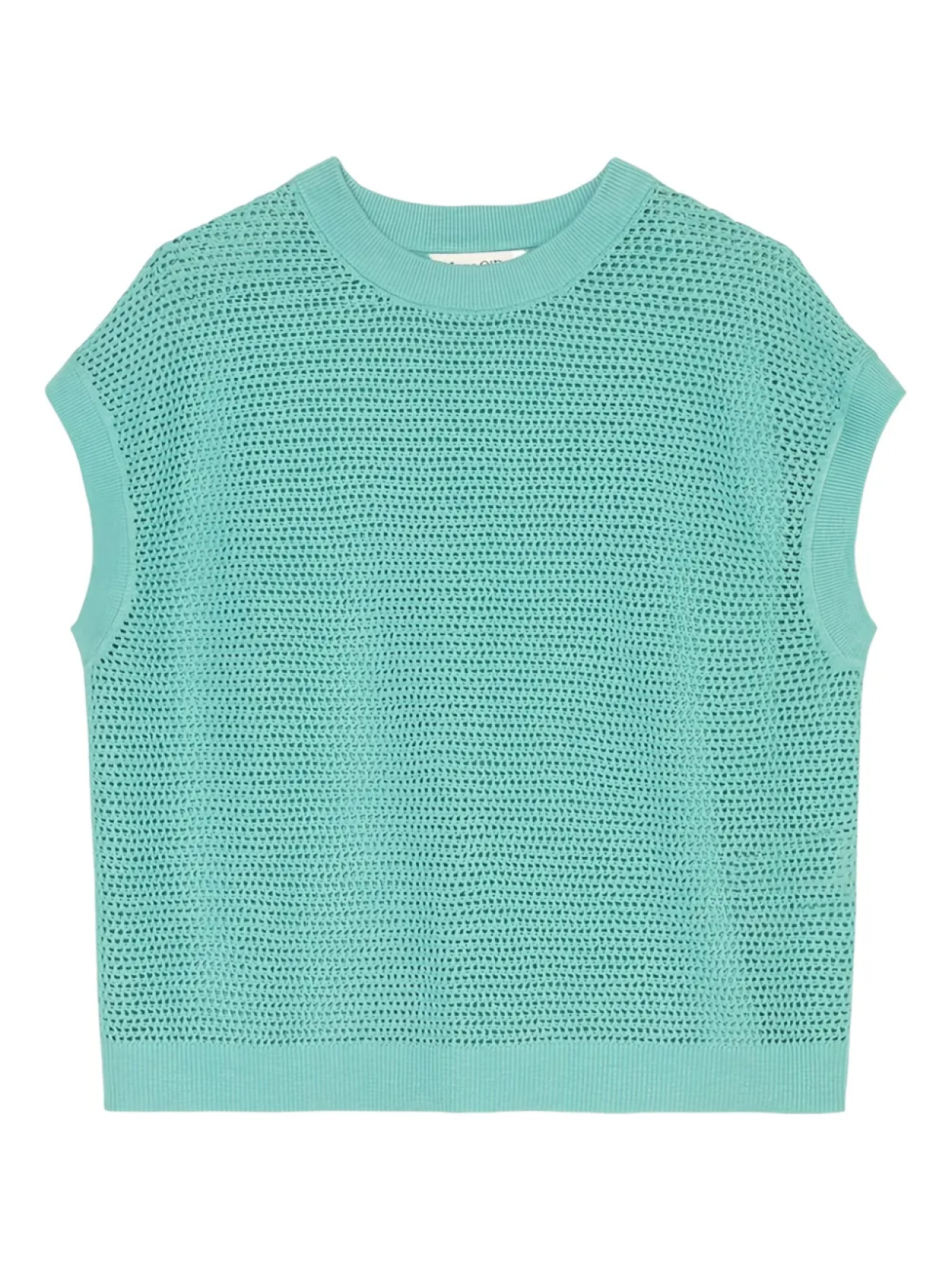 

Топ крючком с короткими рукавами Marc O'Polo, синий