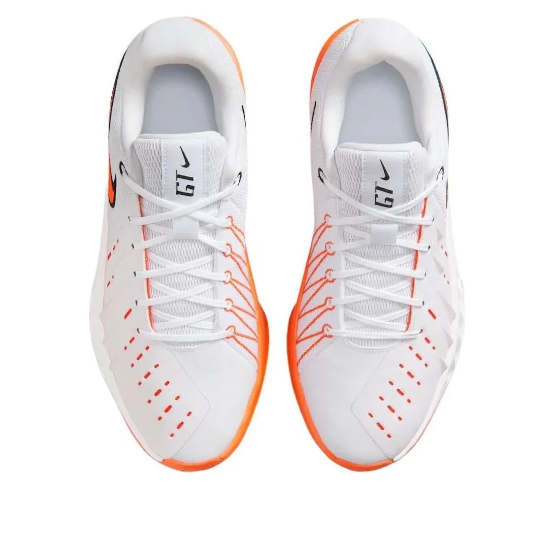 Кроссовки Nike Air Zoom GT Cut Academy 2 EP 'White Safety Orange' — фото 4