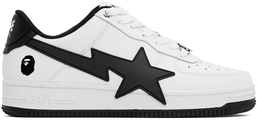 

Белые и STA OS #2 кроссовки BAPE, черный