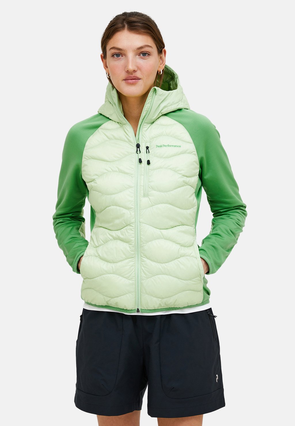 

Зимняя куртка HELIUM HYBRID HOOD Peak Performance, светло-зеленый