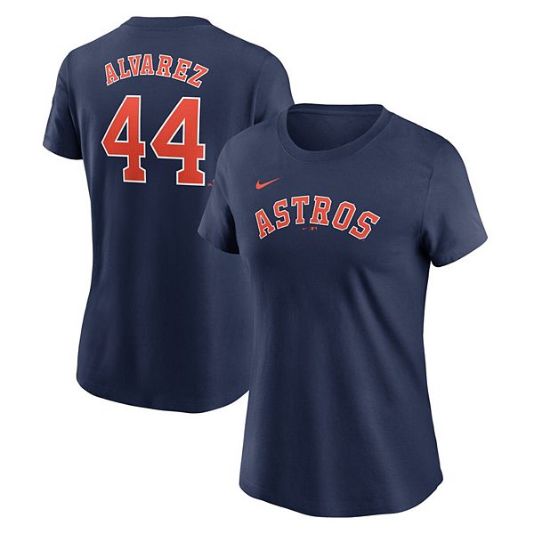 Футболка женская Yordan Alvarez Houston Astros Fuse Name & Number Nike — фото 2