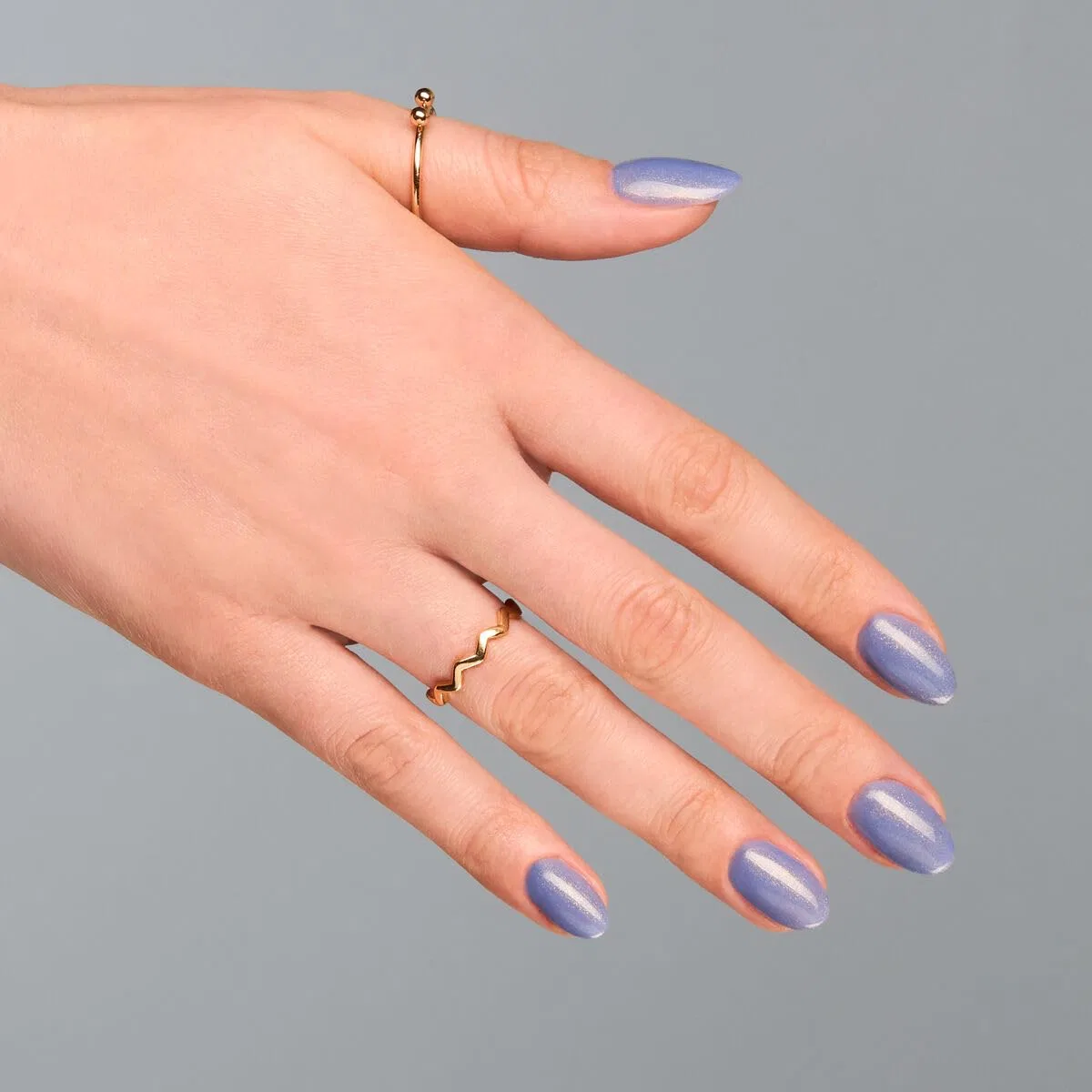Гель-лак для ногтей Semilac UV Hybrid 379 Shimmer Stone Sapphire 7 мл Semilac, 379 Shimmer Stone Sapphire — фото 2