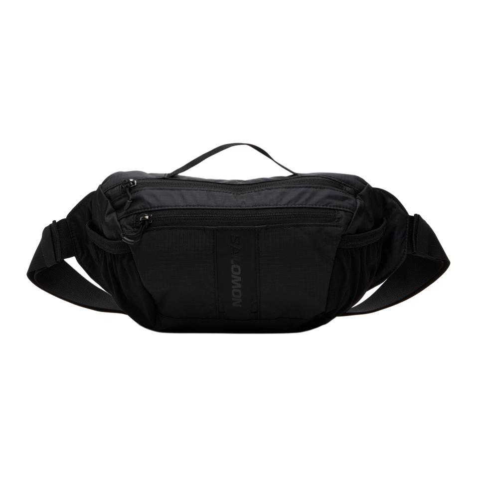 

SALOMON Нейлоновый наплечный поясной рюкзак Regular Unisex черный, Black