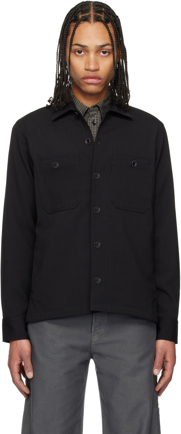 

Черная полосатая рубашка Hyde rag & bone