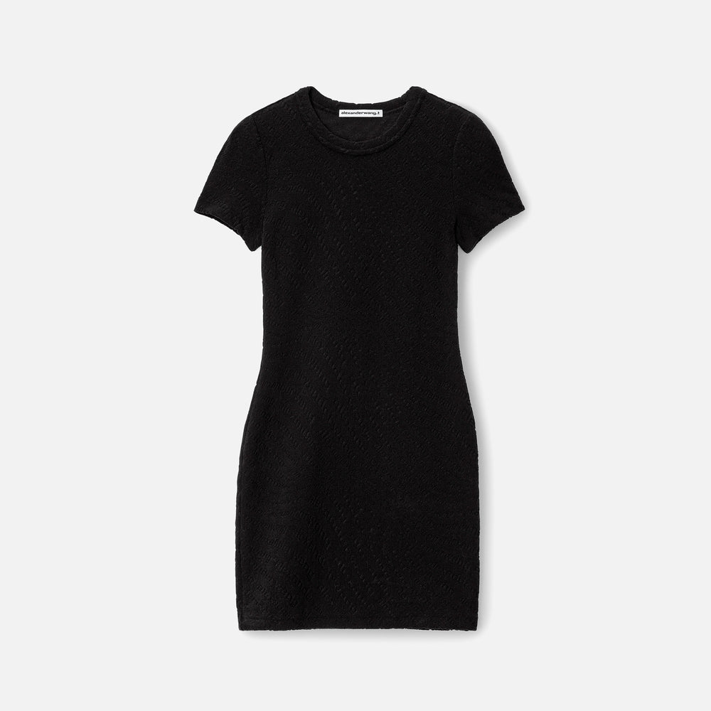 

Платье T by Alexander Wang Crew Neck Dress, черный