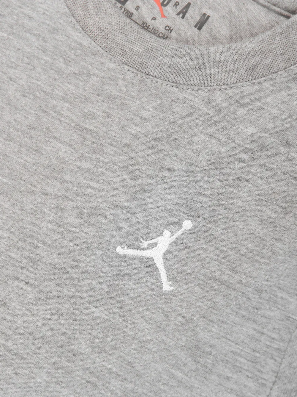 Футболка с вышитым логотипом Jumpman Jordan Kids, серый — фото 4