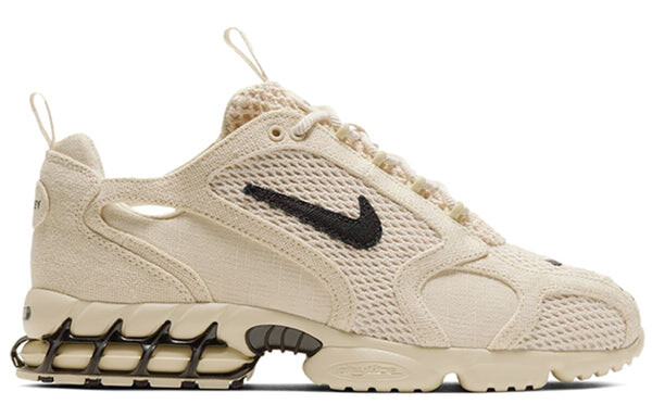 Кроссовки x stussy air zoom spiridon caged 2 'fossil' Nike, мультиколор — фото 2