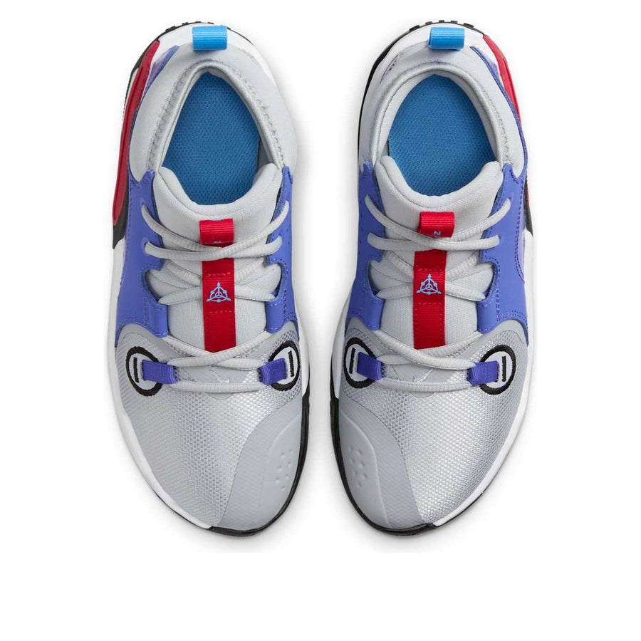 Кроссовки (GS) Nike Air Zoom Crossover 2 'Wolf Grey Black University Blue Gym Red', серый — фото 4