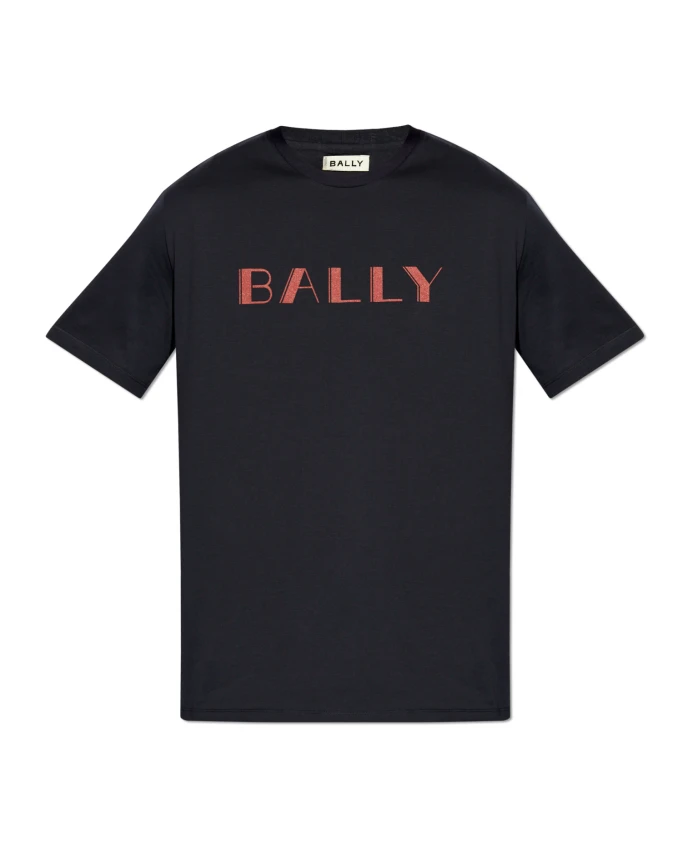 

Футболка с принтом логотипа Bally, синий