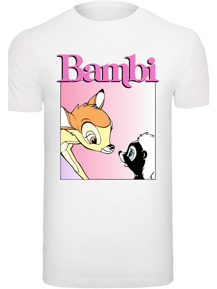 

Футболка Disney Bambi Приятно познакомиться белого цвета F4NT4STIC, Белый, Футболка Disney Bambi Приятно познакомиться белого цвета F4NT4STIC