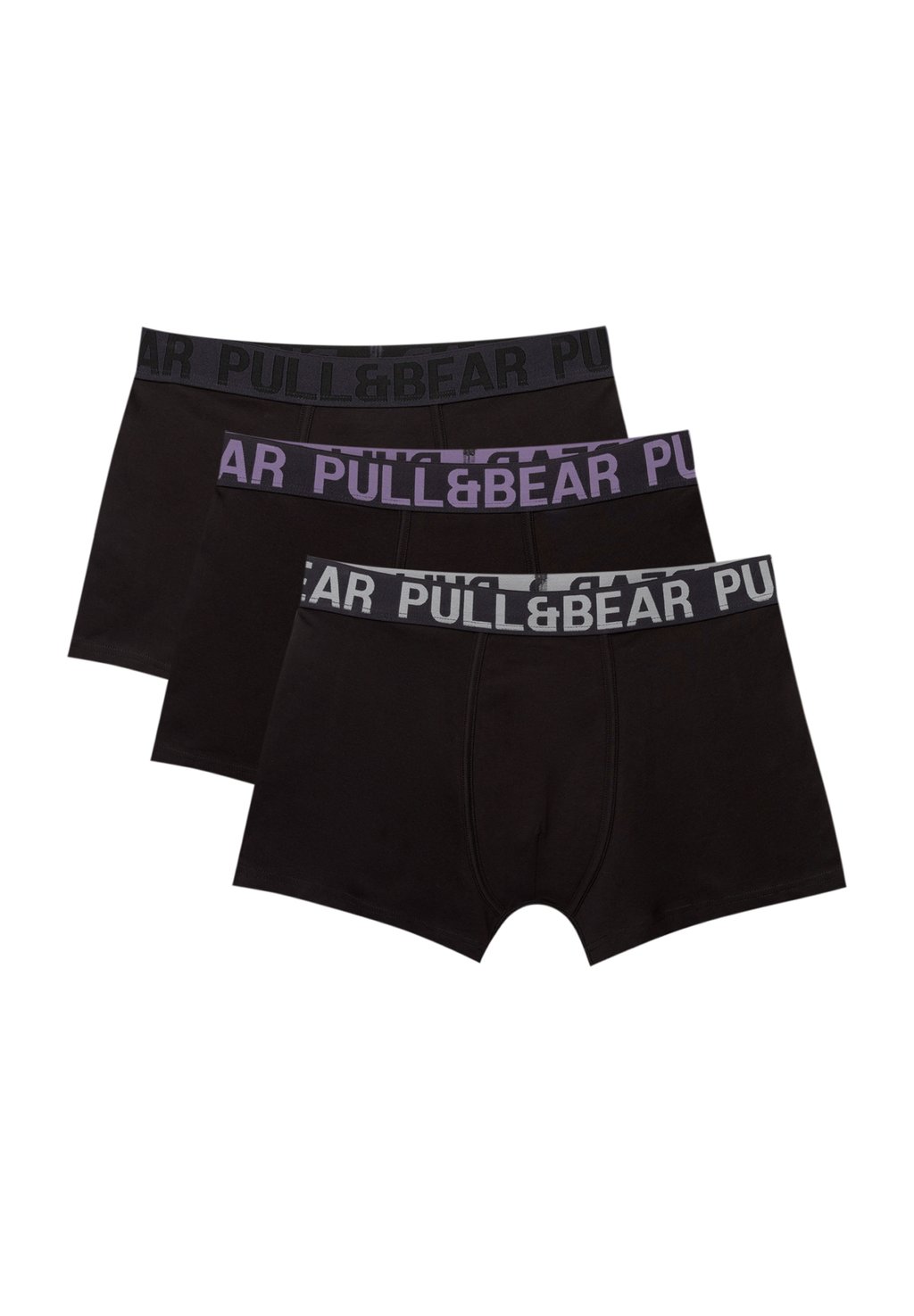 

Брюки PACK OF 3 PULL&BEAR, черный