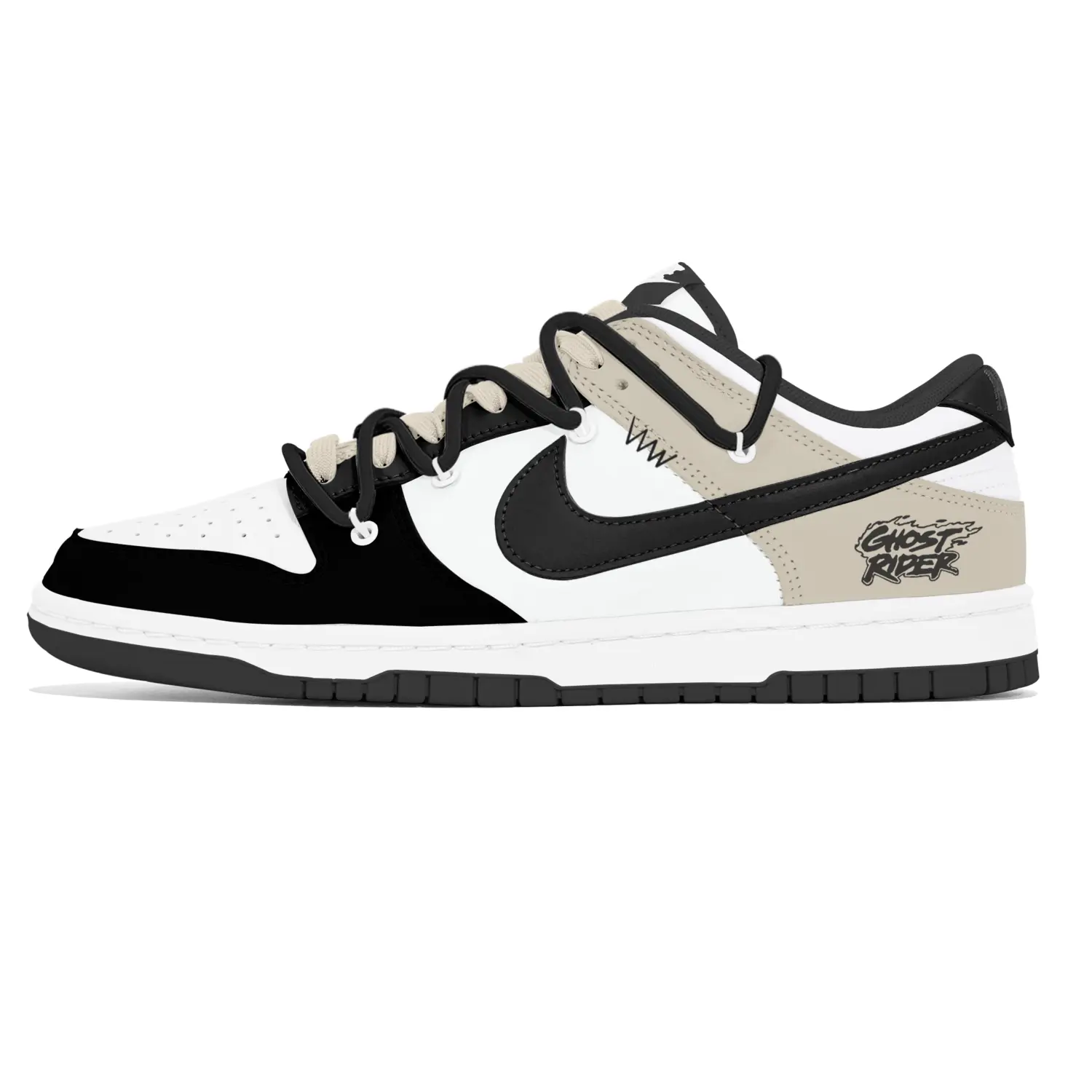 

Nike Кроссовки для скейтбординга Dunk Lemon Joy, износостойкие, низкие, мужские, черные
