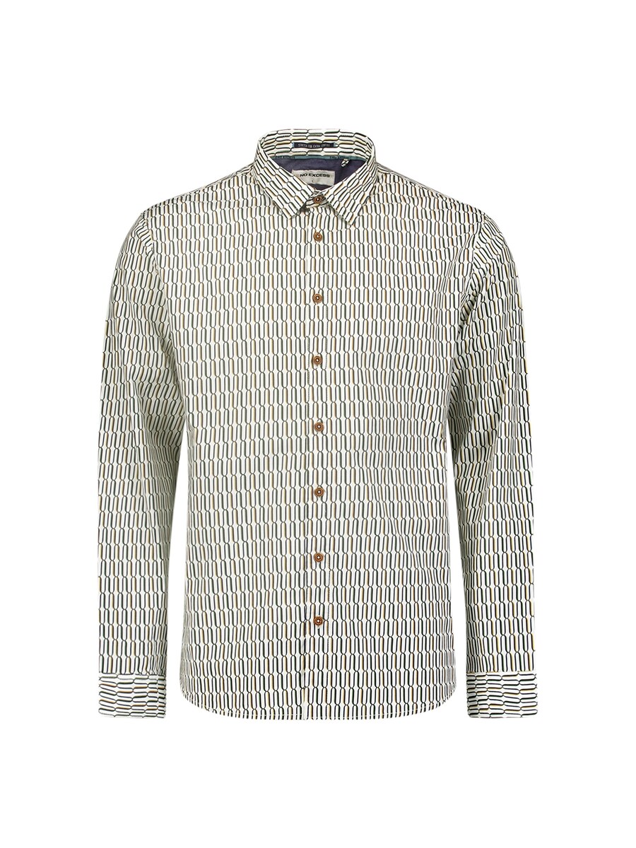 

Рубашка делового покроя Regular Fit No Excess, бежевый