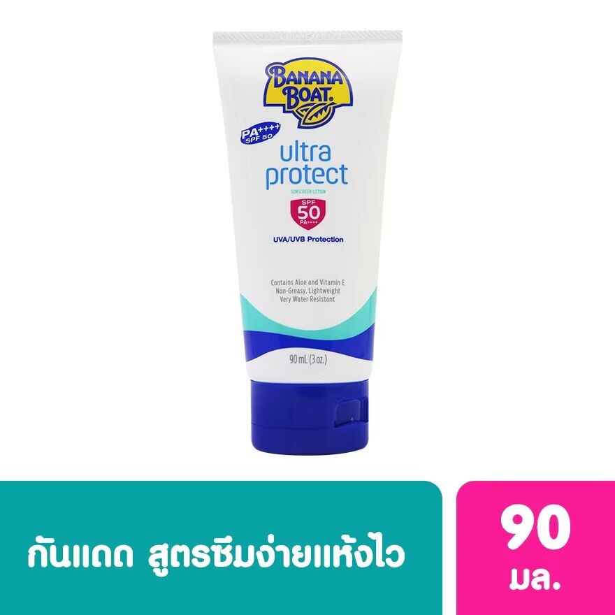 

Banana Boat Солнцезащитный лосьон Ultra Protect SPF50 PA+++ 90 мл, White