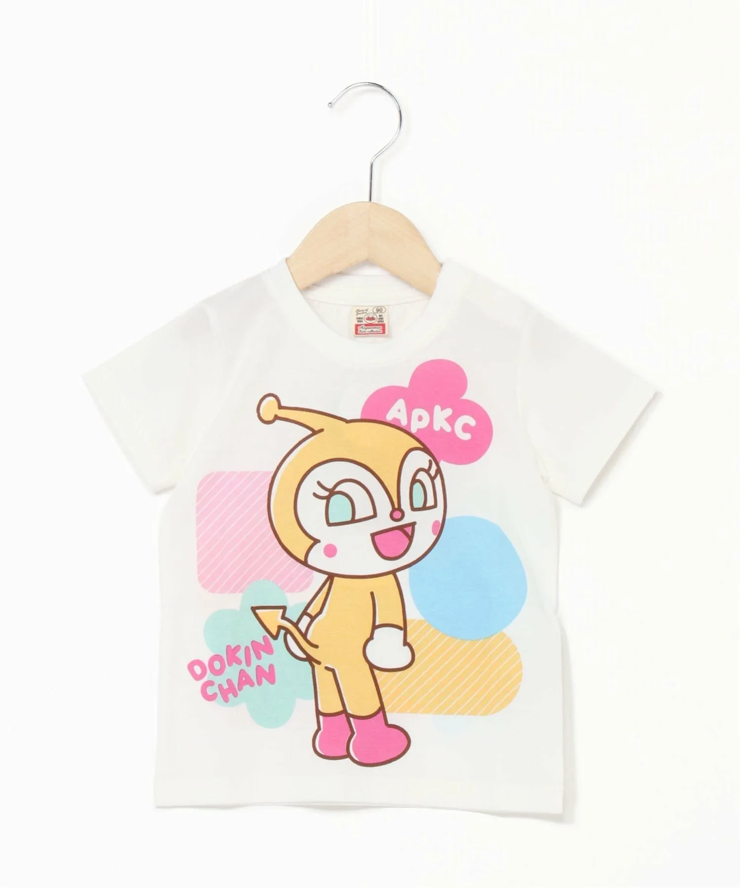 APKC/(K) Докин-чан Кокин-чан Взгляд Поворот Футболка Anpanman Kids Collection, Off-white — фото 2