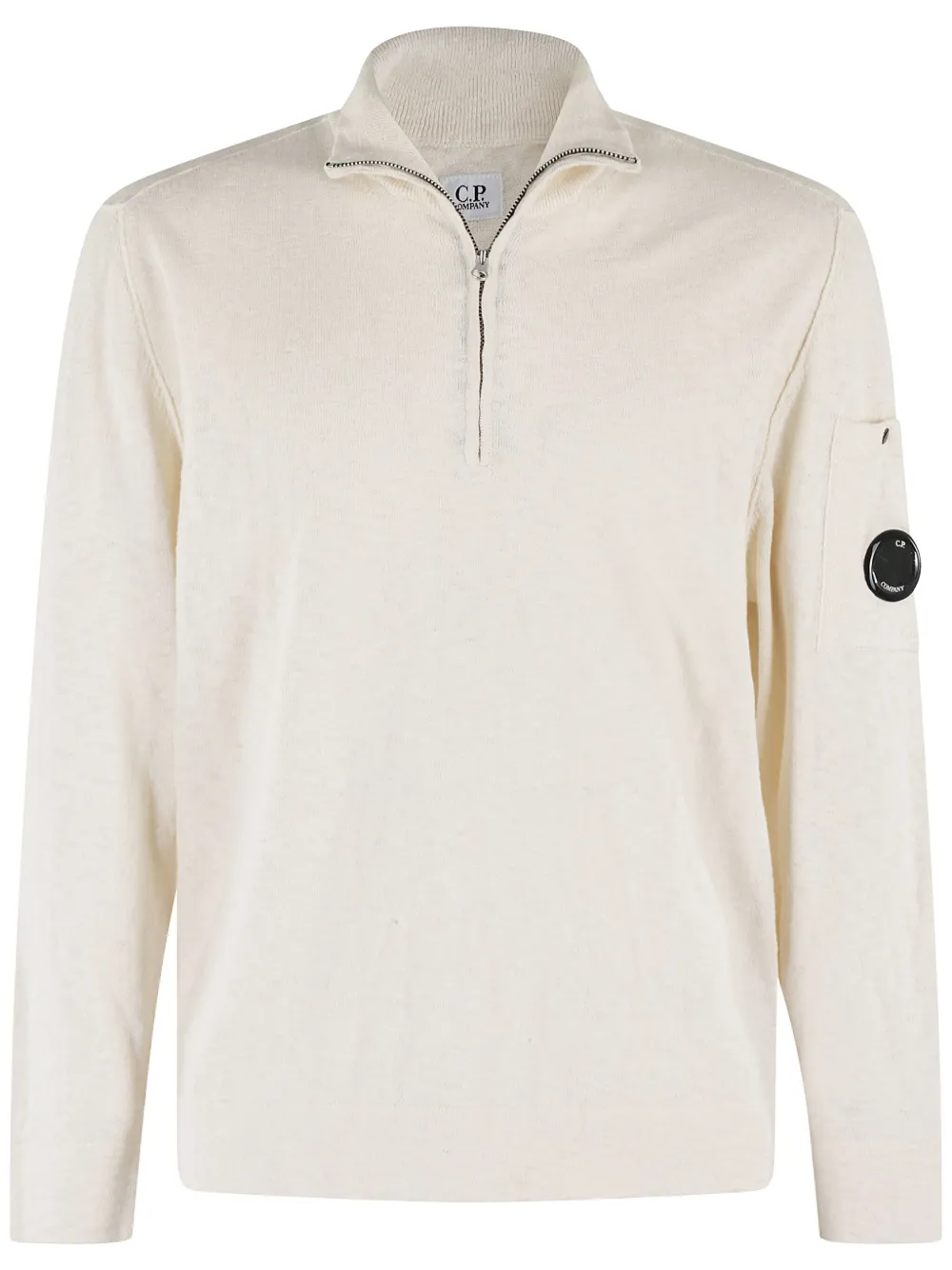 

Толстовка с воротником поло C.P. Company, белый