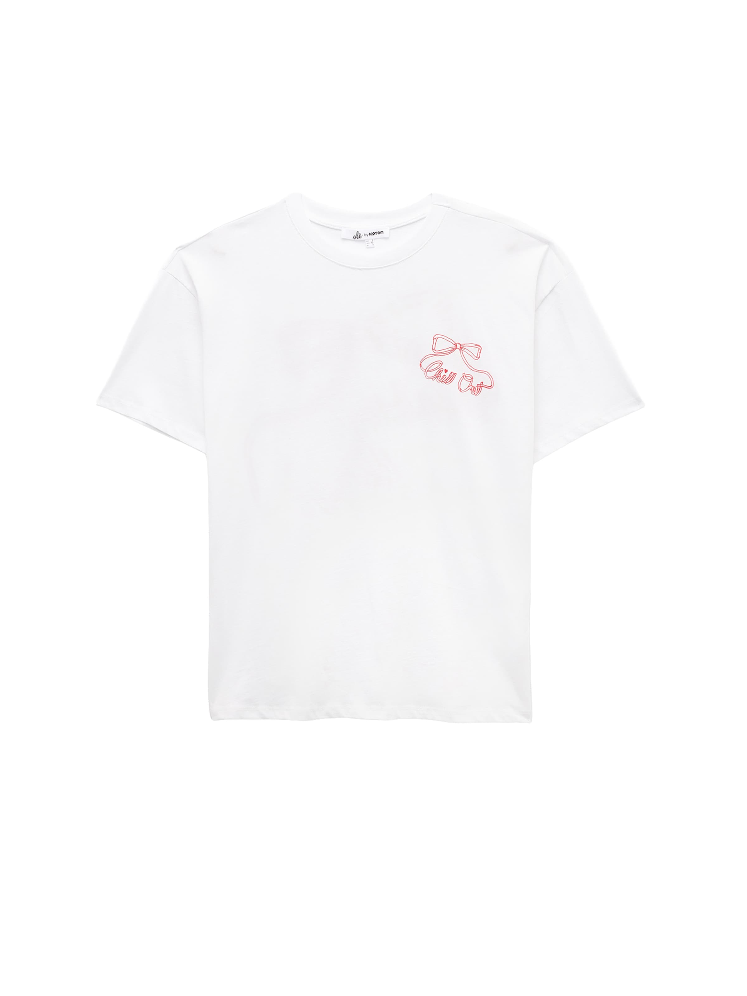 

Koton Футболка в натуральном белом цвете