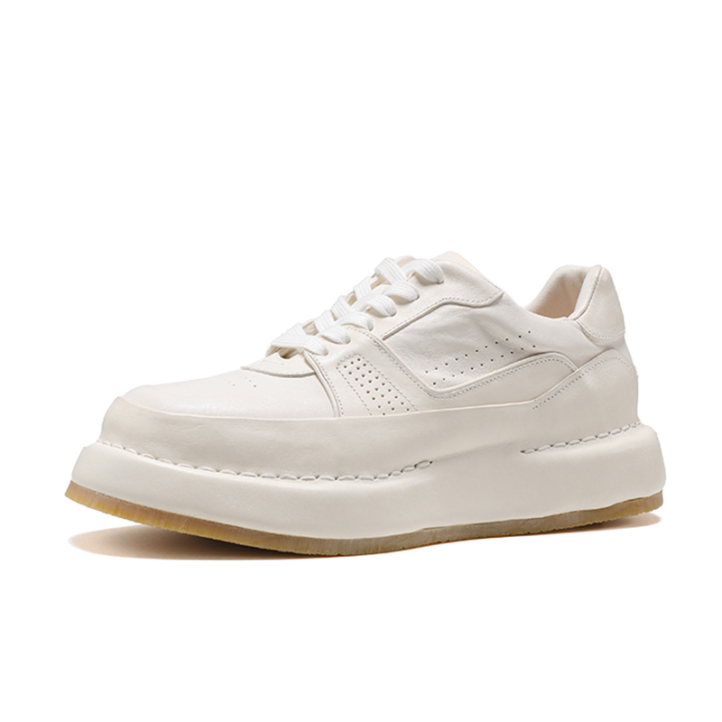 

Износостойкие дышащие низкие мужские кроссовки для скейтбординга IGESHI, Ivory White