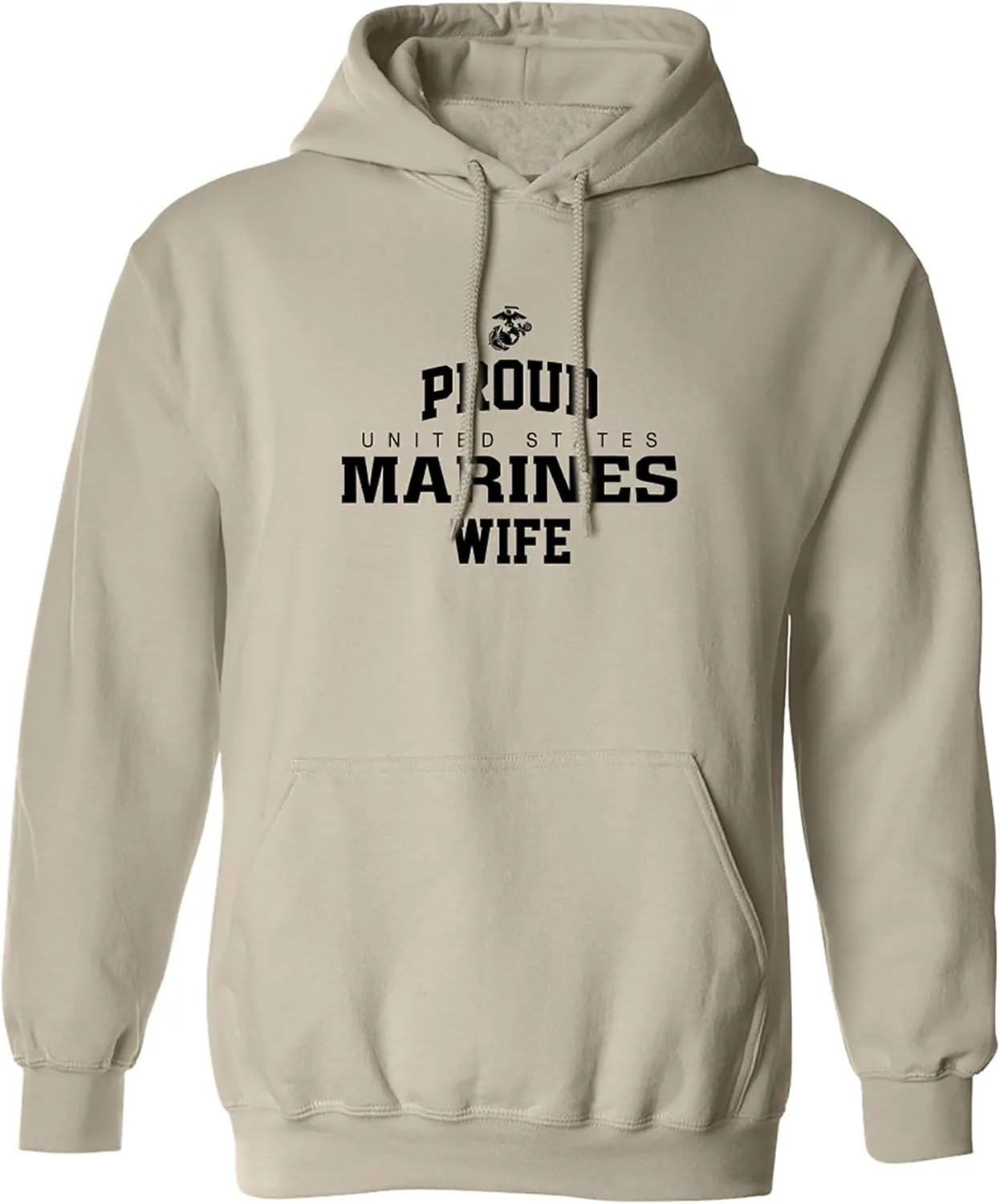 

Толстовка с капюшоном Zerogravitee Proud Marines Wife