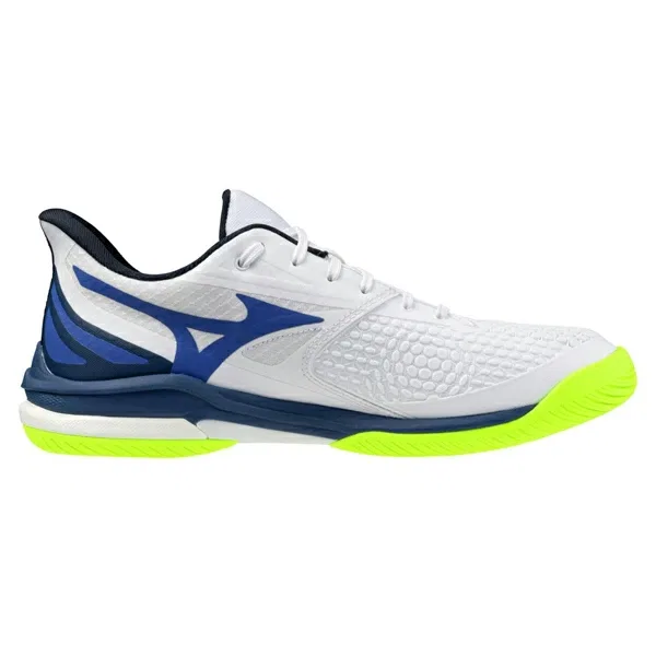 Унисекс кроссовки для тенниса «Wave Exceed Tour 7 AC» от Mizuno, (20) White X Blue X Yellow — фото 2