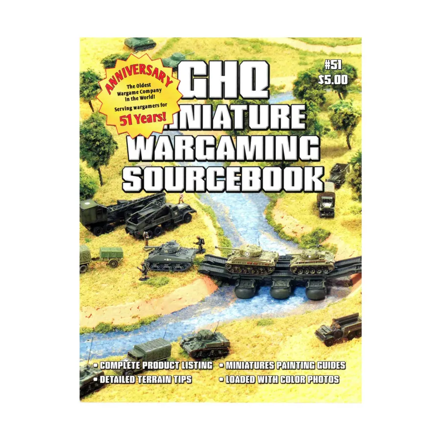 

№51 «Каталог, Создание ландшафта, Руководства по рисованию миниатюр», Miniature Wargaming Sourcebook (Catalogs)