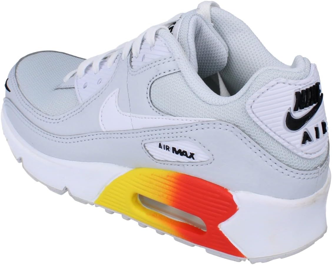 Кроссовки Nike Kid's Air Max 90 LTR, белый/серый — фото 2