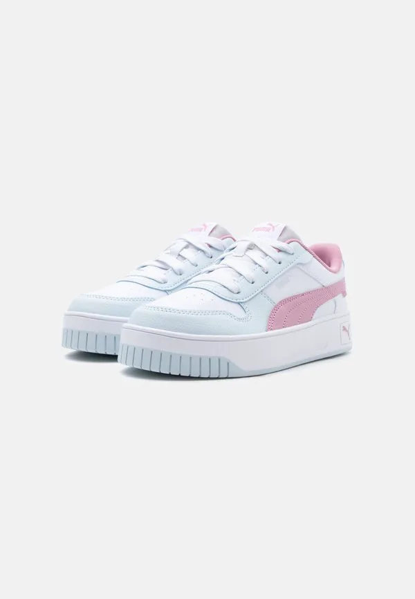 Кроссовки унисекс carina street Puma, White/Poised Pink/Sea Glass — фото 2