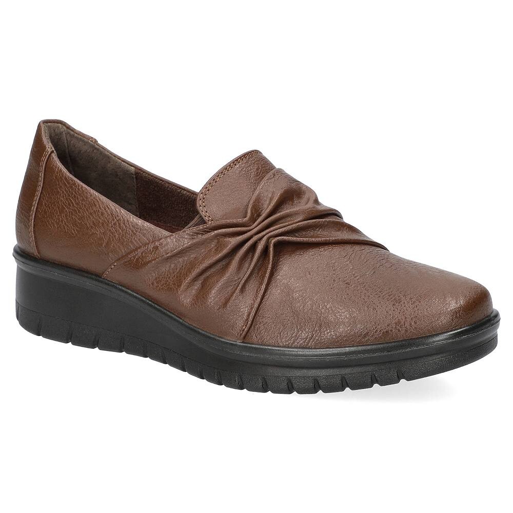 Easy Street Женские слипоны Faith Comfort с бантом, коричневый