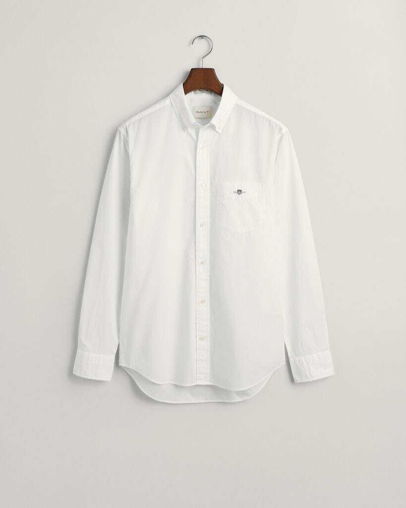 

Рубашка Gant Regular Fit Popeline, белый